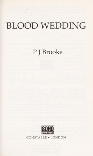 Cover for Blood wedding