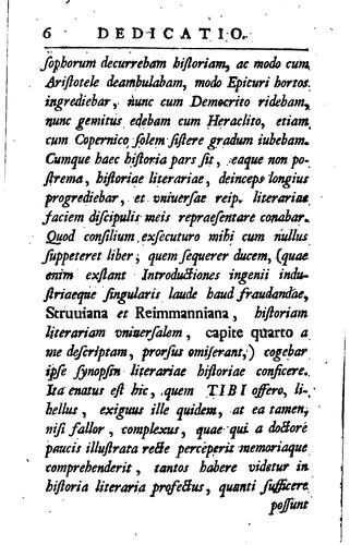 Cover for Conspectus reipublicae literariae: sive Via ad historiam literariam iuuentuti studiosae aperta a ...