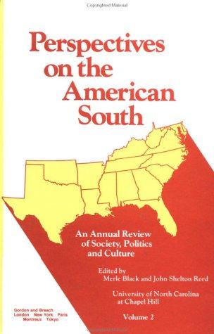 Cover for Perspectives on the American South (Cultural Perspectives on the American South)