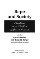 Cover for Rape and society