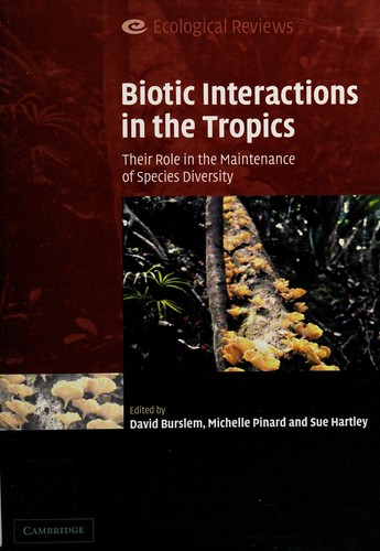Cover for Biotic interactions in the Tropics