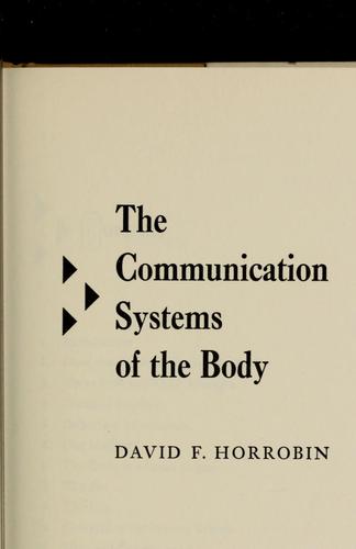 Cover for The communication systems of the body