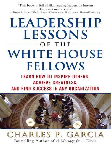 Cover for Leadership Lessons of the White House Fellows