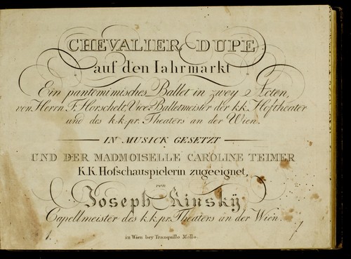 Cover for Chevalier Dupe auf den Jahrmarkt