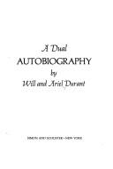 Cover for A dual autobiography