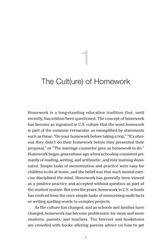 Cover for Rethinking homework