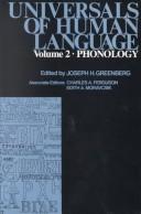 Cover for Phonology (Universals of Human Language, Volume 2)