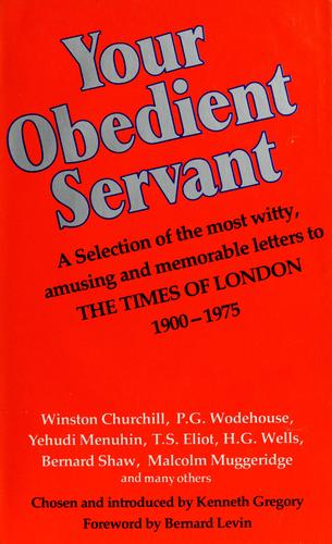 Cover for Your Obedient Servant