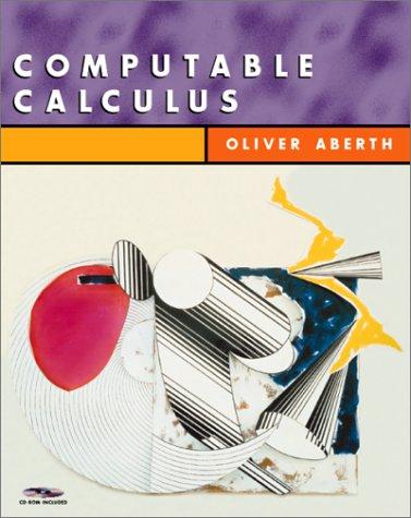 Cover for Computable Calculus (with CD-ROM)