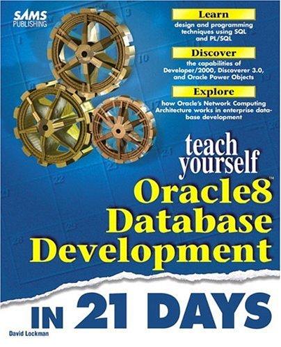 Cover for Teach yourself Oracle 8 database development in 21 days