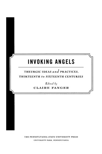 Cover for Invoking angels