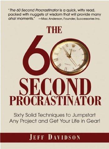 Cover for The 60-Second Procrastinator