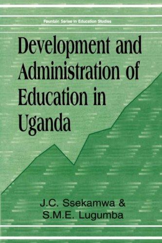 Cover for Development and administration of education in Uganda