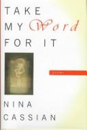 Cover for Take my word for it