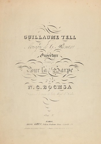 Cover for Guillaume Tell
