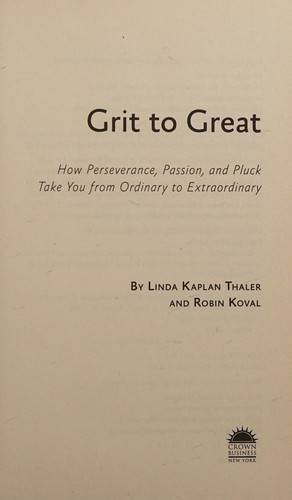 Cover for Grit to great