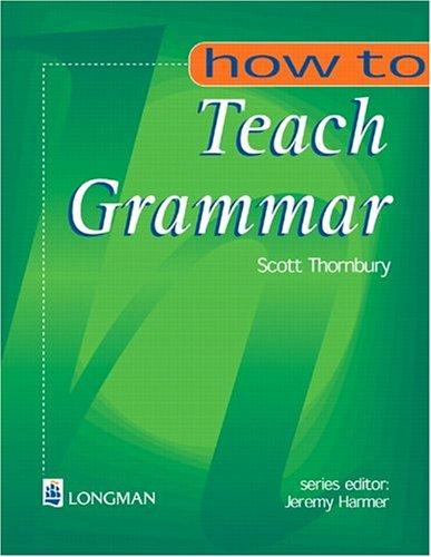 Cover for How to Teach Grammar (How To...)