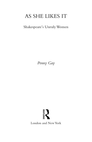Cover for As she likes it