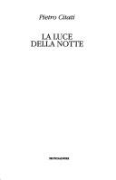 Cover for La luce della notte