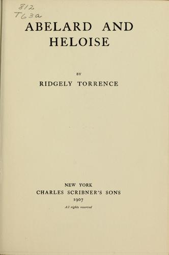 Cover for Abelard and Heloise