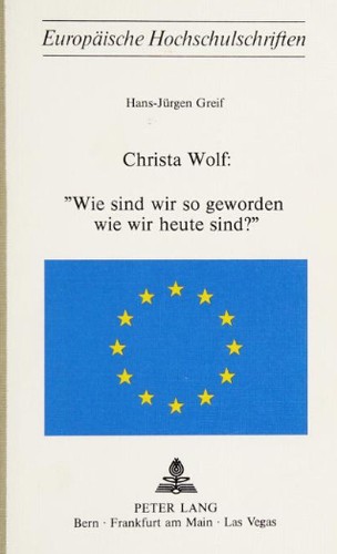 Cover for Christa Wolf