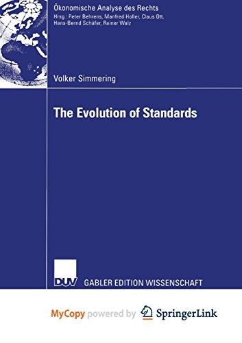 Cover for The Evolution of Standards