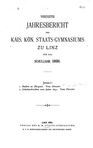 Cover for Studien zu Theognis