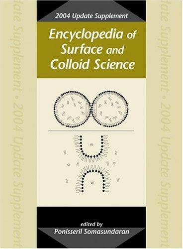 Cover for Encyclopedia of Surface and Colloid Science, 2004 Update Supplement