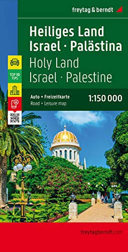 Cover for Israel, Palästina, Heiliges Land 1 : 150 000 : ... by Freytag, Berndt und Artaria. Israel, Palästina, Heiliges Land 1 : 150 000 : Auto + Freizeitkarte ... Heilige Land