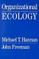 Cover for Organizational ecology