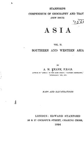 Cover for Asia ...