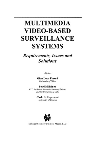 Cover for Multimedia Video-Based Surveillance Systems