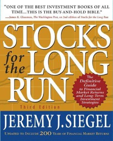 Cover for Stocks for the Long Run 