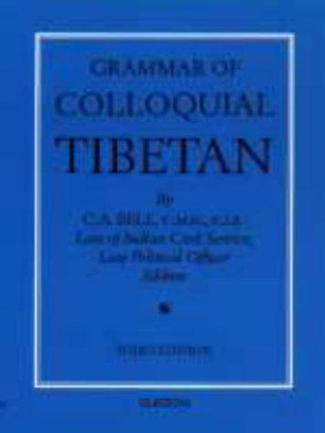 Cover for Grammar of colloquial Tibetan