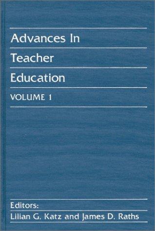 Cover for Advances in Teacher Education, Volume 1