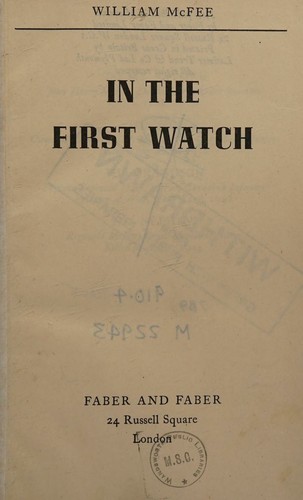 Cover for In the first watch