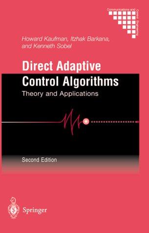 Cover for Direct adaptive control algorithms