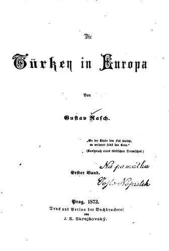 Cover for Die Türken in Europa