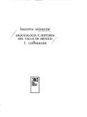 Cover for Arqueología e historia del Valle de México