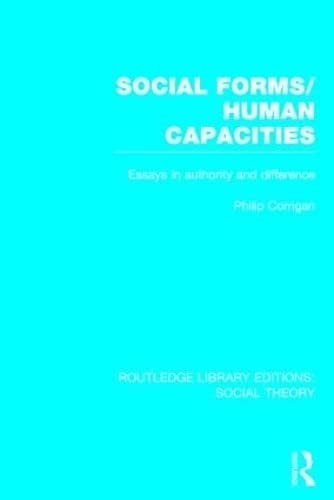 Cover for Social Forms/Human Capacities