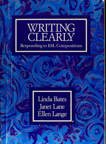 Cover for Writing clearly