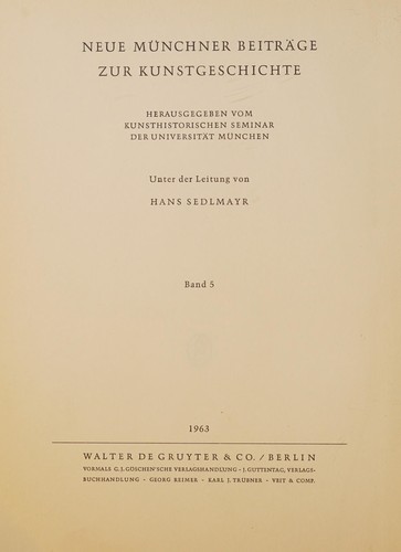 Cover for Die Architekturtheorie des Filarete.
