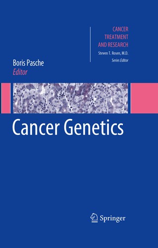 Cover for Cancer genetics