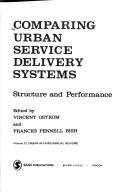 Cover for Comparing urban service delivery systems