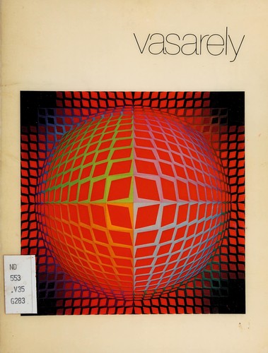 Cover for Vasarely: duo exhibition recent works.