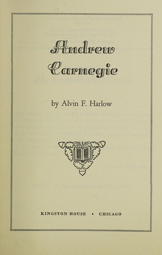 Cover for Andrew Carnegie.