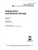 Cover for Polarization and remote sensing