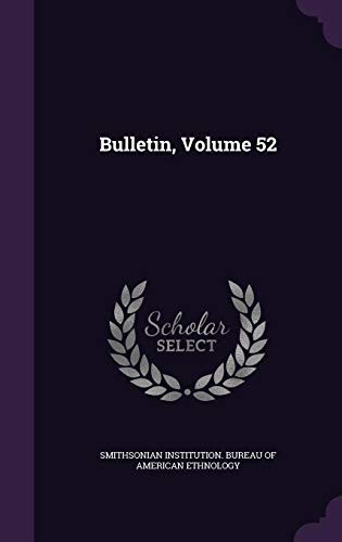 Cover for Bulletin, Volume 52
