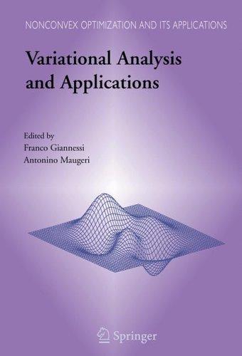 Cover for Variational Analysis and Applications (Nonconvex Optimization and Its Applications)