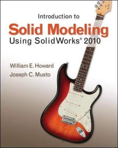 Cover for Introduction to solid modeling using solidworks 2010